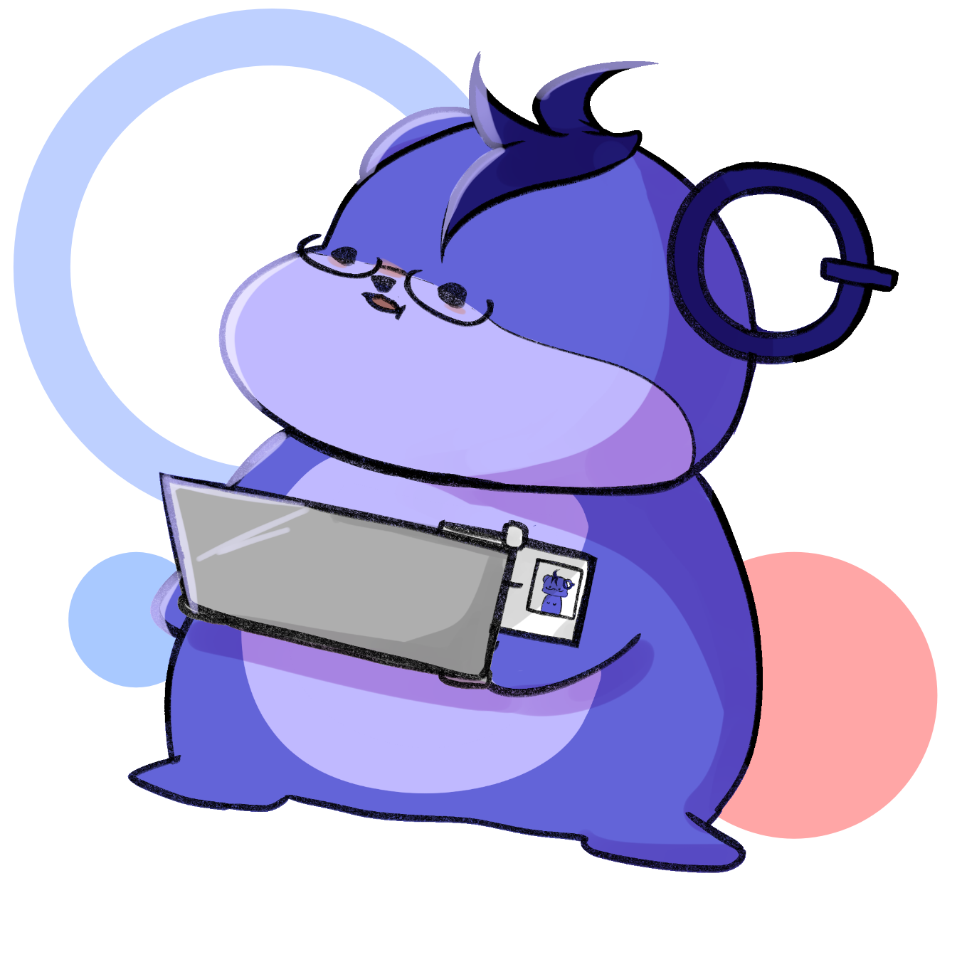 QwaQQaのチームを表すキャラクター